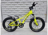 Спортивный Детский велосипед Kenli 20 желтый